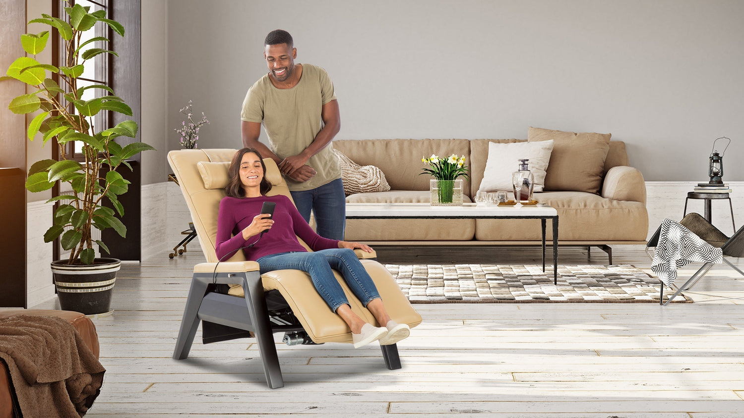 Human Touch explains how easy massage chairs are to use for home wellness and relaxation