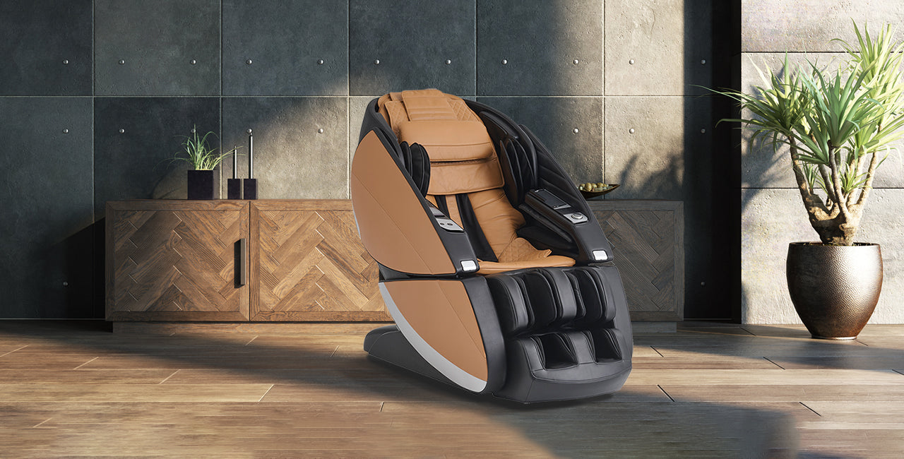 Super Novo X Massage Chair in darker room
