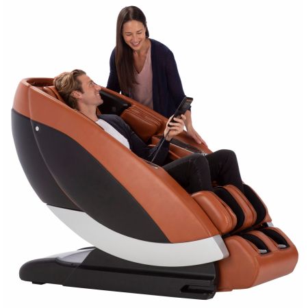 Super Novo Massage Chair - man in saddle chair with woman beside him
