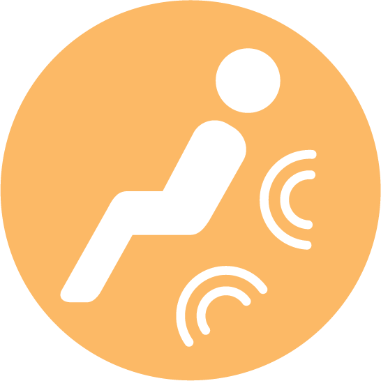Icon to show cloud touch acupressure