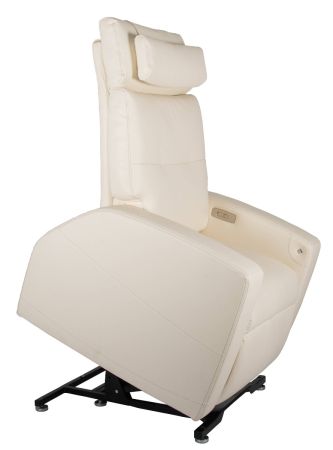 Laevo ZG Chair in Cream Upholstery, showing Lift Functionality