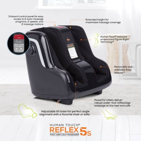 Reflex5s Foot and Calf Massager Features and Benefits