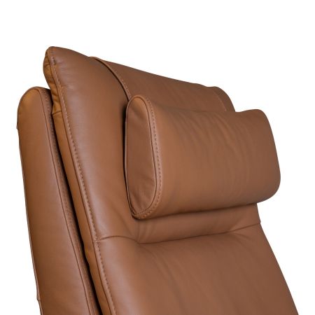 Circa ZG Chair -  - Close up of headrest on Latte colored chair