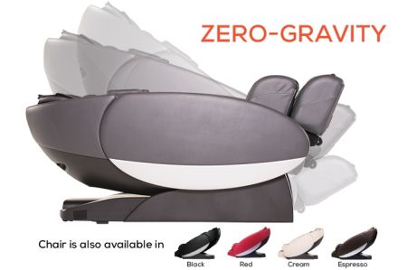 Novo XT2 Massage Chair in Gray - Zero-Gravity Position