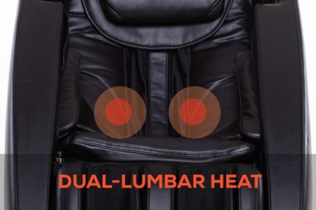 Novo XT2 Massage Chair in Black - Dual-Lumbar Heat 