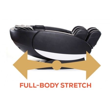 Novo XT2 Massage Chair in Black - Full-Body Stretch Function