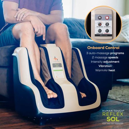 Reflex SOL Foot and Calf Massager OnBoard Control