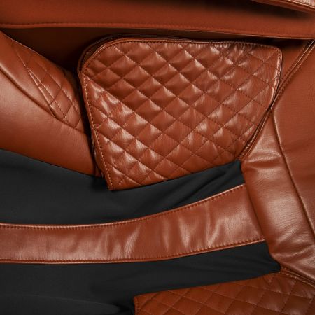 Super Novo Massage Chair - saddle chair - closeup of upholstery