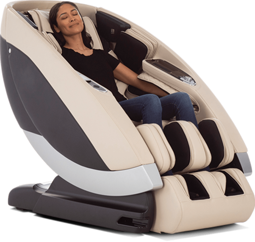 Super Novo massage chair in cream